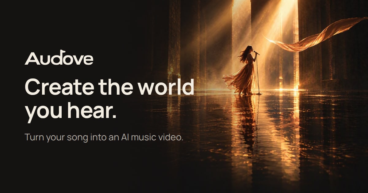 Audove — AI Music Video Generator for Your Songs